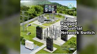 औद्योगिक ईथरनेट स्विच 4 पोर्ट 100FX रिडंडेंट पावर