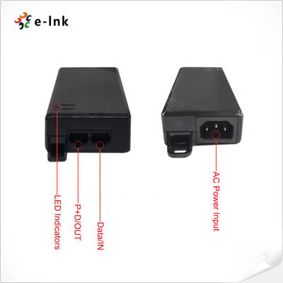 10/100/1000Mbps 95W High Power PoE Injector IEEE 802.3bt