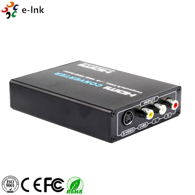 NTSC HDMI Over Fiber Optic Extender DC5V Stereo Audio Input