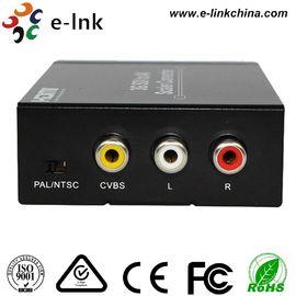 SDI to AV Scaler CCTV Fiber Optic Converter 1 Port BNC SD / HD / 3G - SDI + 3 port CVBS 3G