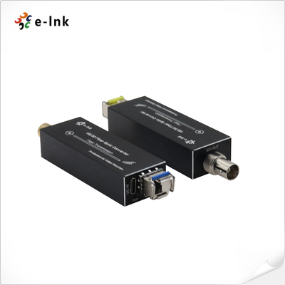 HD SDI Fiber Extender Single LC 20km Mini SDI Video over Fiber Transmitter Receiver