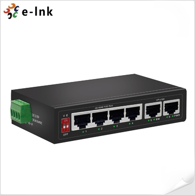 4-port 10/100BASE-T PoE and 2-port 100BASE-T Uplink Industrial 250m PoE Switch