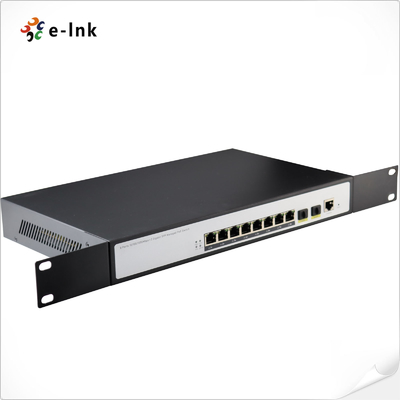 L2+ 8-Port 10/100/1000T 802.3at PoE plus 2-Port 100/1000X SFP Managed Switch
