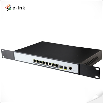 L2+ 8-Port 10/100/1000T 802.3at PoE plus 2-Port 100/1000X SFP Managed Switch