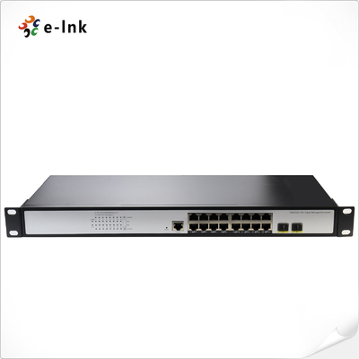 L2 Managed Switch with 16-Port 10/100/1000T 802.3at PoE and 2-Port 100/1000X SFP