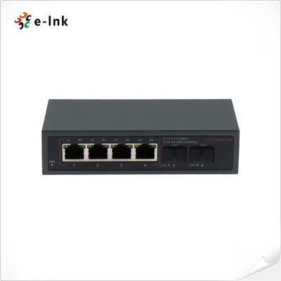 4x2.5Gbps RJ45 Ports + 2 x10G SFP+ Fiber Ports Ethernet Switch