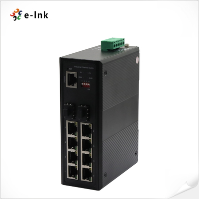 Industrial 4-port 10 100 1000T 802.3bt PoE + 4-port 10 100 1000T 802.3at PoE + 2 x 100 1000X SFP Managed Ethernet Swit