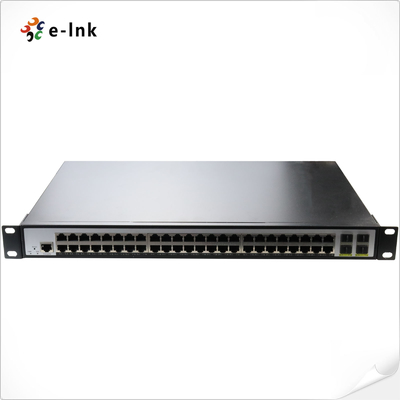L2+ Managed Switch with 48 10/100/1000T 802.3at PoE Ports + 4 100/1000X SFP Ports