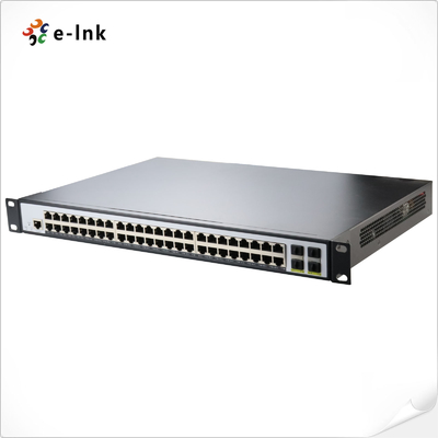 L2+ Managed Switch with 48 10/100/1000T 802.3at PoE Ports + 4 100/1000X SFP Ports