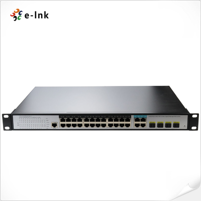 L2+ Combo Managed Switch with 24 10/100/1000T PoE Ports+ 4 Gigabit TP/SFP Ports
