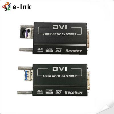 Mini 4KX2K DVI Fiber Transceiver SM10-80KM Manual EDID