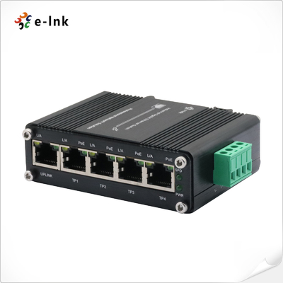 Industrial 5-Port PoE Switch for Networks Reliable Performance Compact Size