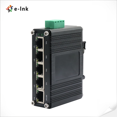 Mini Industrial 5 Port Gigabit Ethernet Switch Unmanaged CE FCC Certified