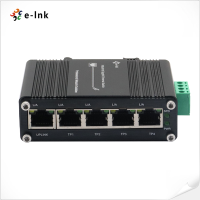 Mini Industrial 5 Port Gigabit Ethernet Switch Unmanaged CE FCC Certified