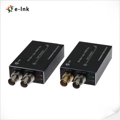 Mini 3G SDI Over Fiber Converter with Embedded Audio and Tally Signal Support