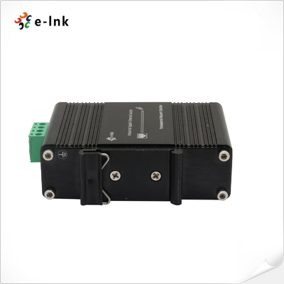 Micro Industrial 60W PoE++ Media Converter  2-Port 10/100BASE-T and 1-Port 100BASE-FX