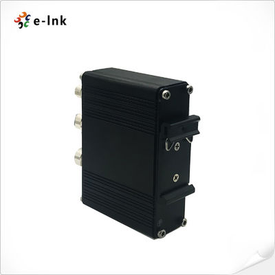 10/100/1000Base-T M12 Connector gigabit PoE Injector 30W 1 Port