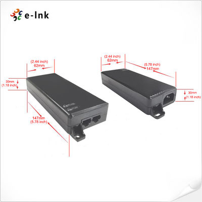 10/100/1000Mbps 95W High Power PoE Injector IEEE 802.3bt