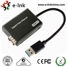 Single Port Usb3.0 To Gigabit Sfp Media Converter , Fiber Optic Ethernet Media Converter