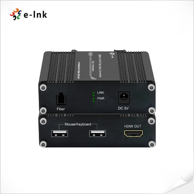 मिनी 4K/60Hz HDMI 2.0 KVM USB ओवर फाइबर ऑप्टिक एक्सटेंडर