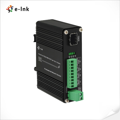 औद्योगिक सीरियल RS232/RS485/RS422 SFP फाइबर ऑप्टिक मॉडेम दीन रेल